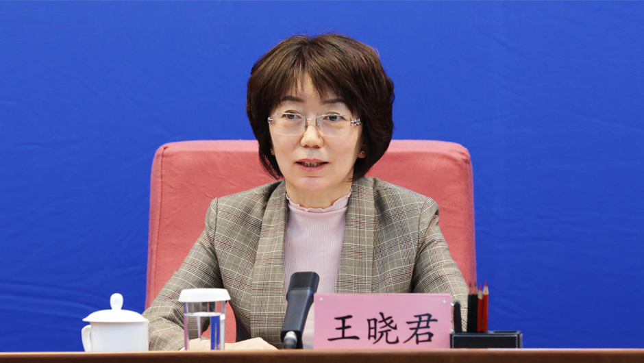 人力資源和社會保障部職業(yè)能力建設(shè)司副司長王曉君女士介紹情況